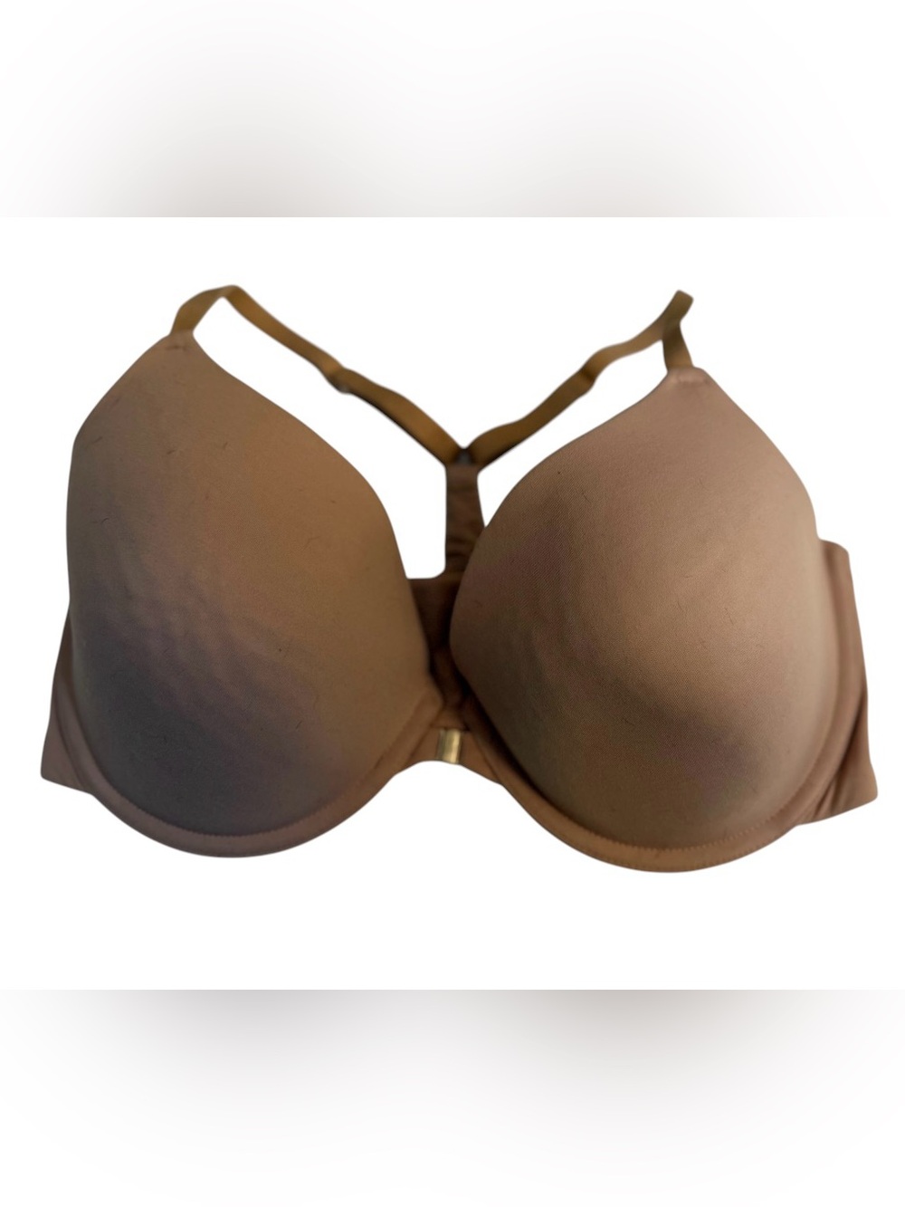 Gillian & O’Malley Tan  Everyday RacerBack Bra Sz(36DD)